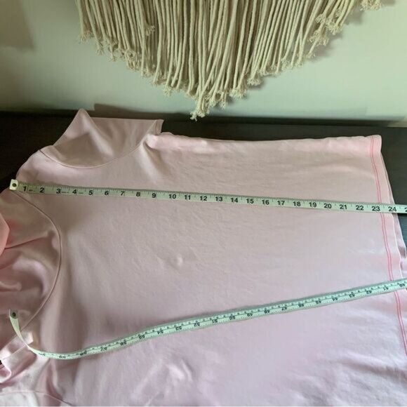 L.L. BEAN Women’s Pima 100% Cotton Cowl Neck Long Sleeve Tee Pink Size Medium - Picture 9 of 9